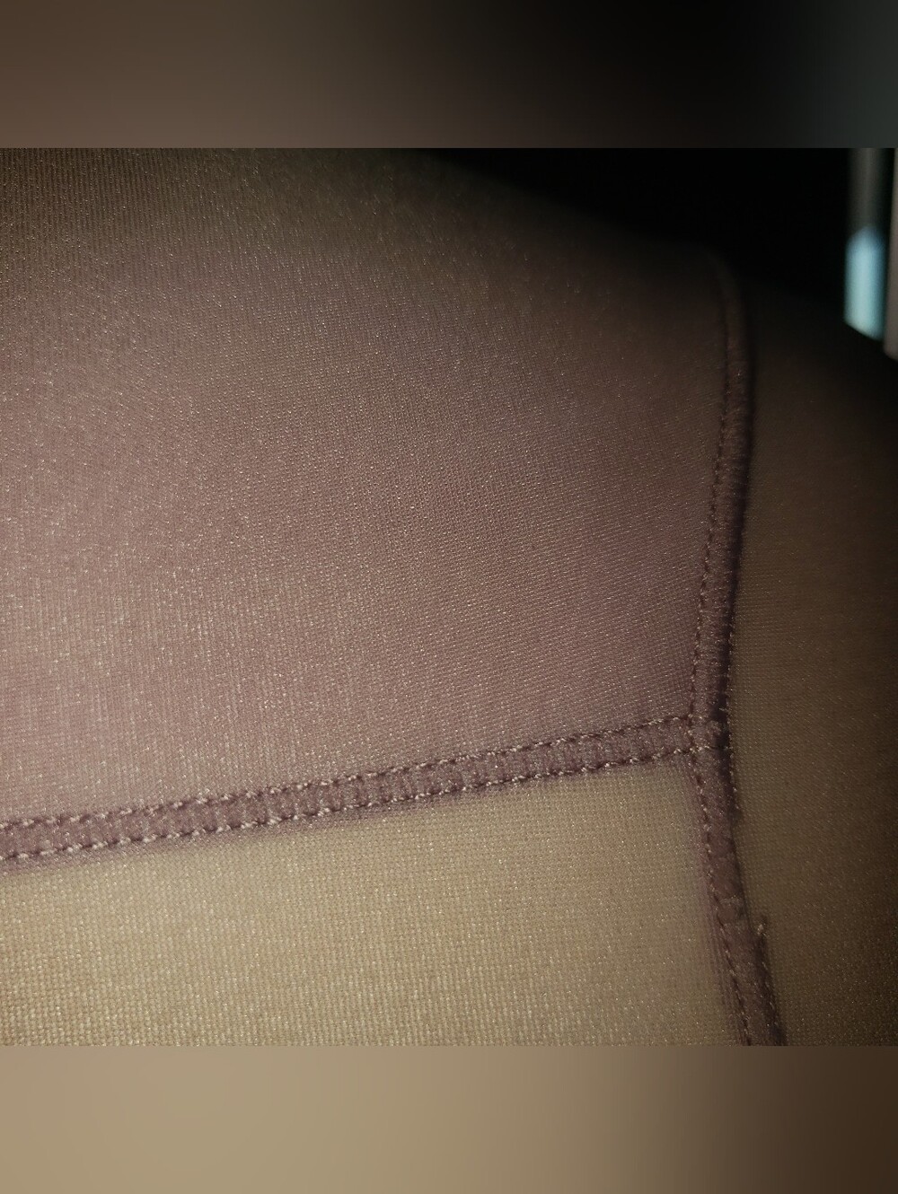 Nike Plush Lilac Crop Stretch Fitted Long Sleeve Thumb Hole Top - Picture 5 of 8